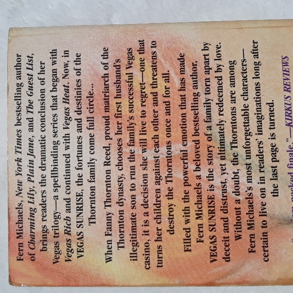 2 Fern Michaels paperback books,  Vegas Heat & Vegas Sunrise - Picture 3 of 6